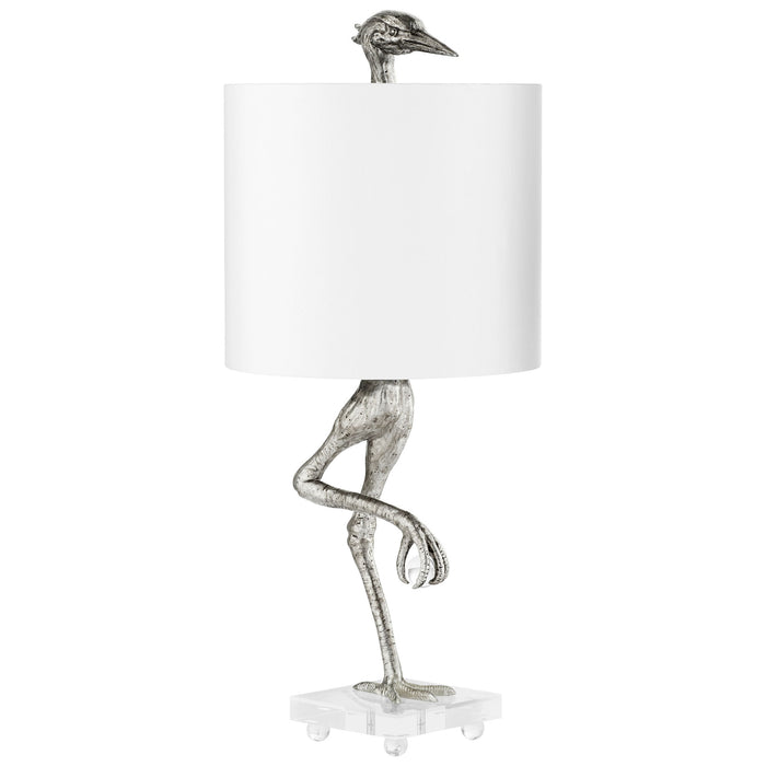 Quorum Home Cyan - 10362 - One Light Table Lamp - Silver Leaf