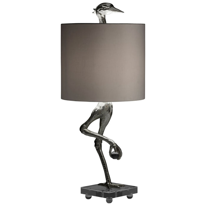 Quorum Home Cyan - 10362 - One Light Table Lamp - Silver Leaf