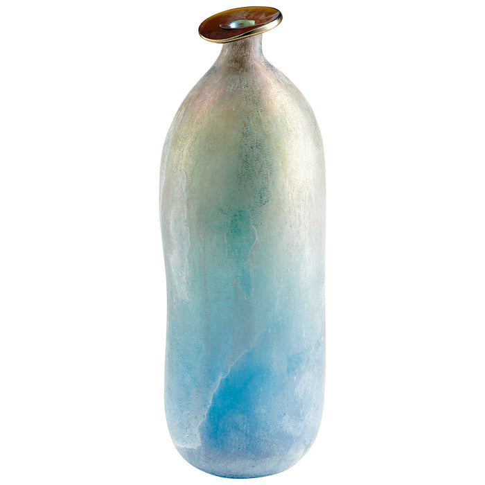 Quorum Home Cyan - 10437 - Vase - Turquoise And Scavo