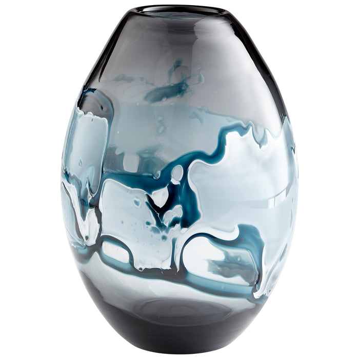 Quorum Home Cyan - 10463 - Vase - Blue And White