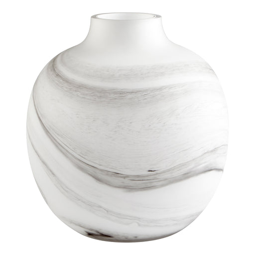 Quorum Home Cyan - 10468 - Vase - White And Black Swirl