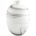 Quorum Home Cyan - 10469 - Vase - White And Black Swirl