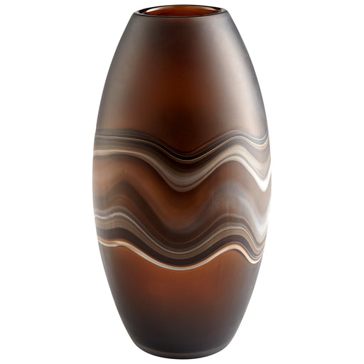 Quorum Home Cyan - 10481 - Vase - Amber Swirl