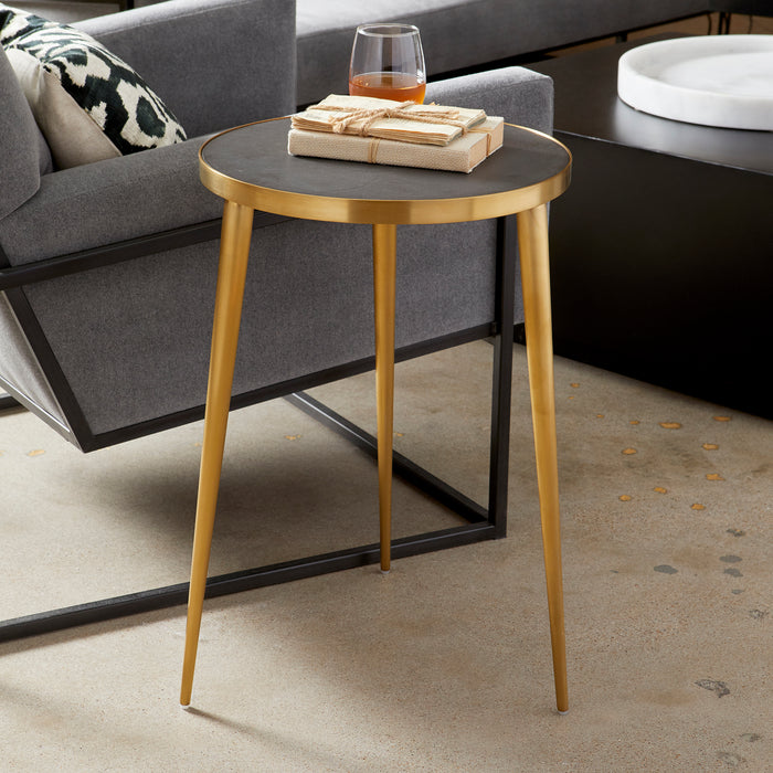 Quorum Home Cyan - 10500 - Side Table - Gold