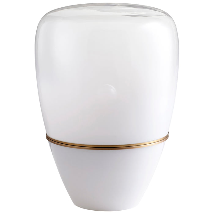 Quorum Home Cyan - 10542 - One Light Table Lamp - Aged Brass