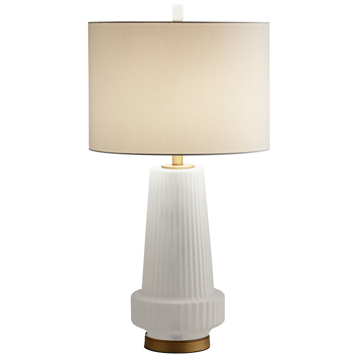 Quorum Home Cyan - 10545 - LED Table Lamp - Aged Brass