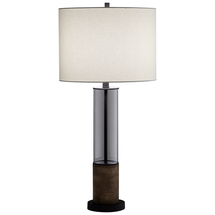 Quorum Home Cyan - 10549 - One Light Table Lamp - Gunmetal