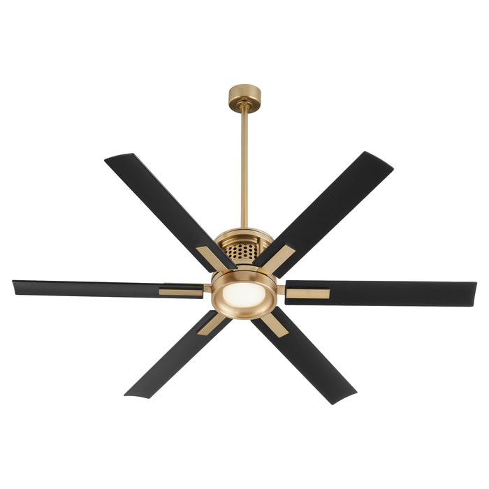 Quorum Home Quorum - 10656-80 - 65" Patio Fan - Aged Brass