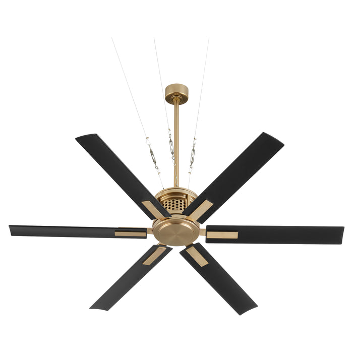 Quorum Home Quorum - 10656-80 - 65" Patio Fan - Aged Brass