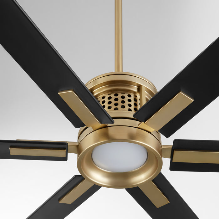 Quorum Home Quorum - 10656-80 - 65" Patio Fan - Aged Brass