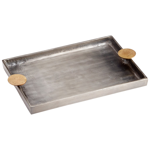 Quorum Home Cyan - 10736 - Tray - Silver And Gold