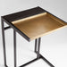 Quorum Home Cyan - 10740 - Table - Bronze And Brass