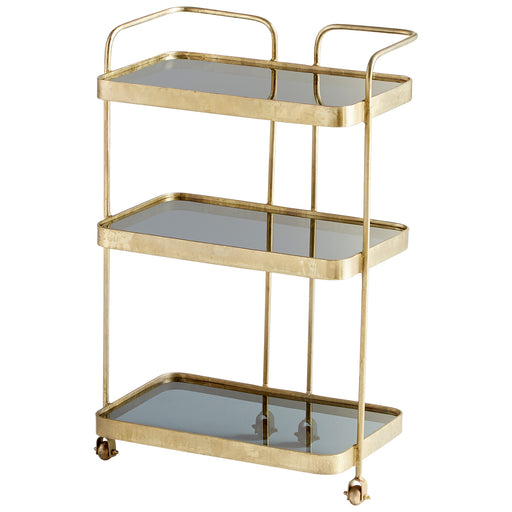 Quorum Home Cyan - 10766 - Bar Cart - Antique Brass