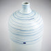 Quorum Home Cyan - 10803 - Vase - Blue And White