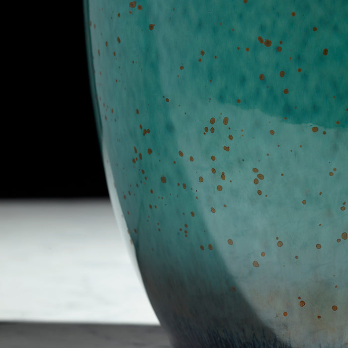 Quorum Home Cyan - 10805 - Vase - Turquoise Glaze