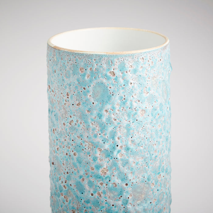 Quorum Home Cyan - 10935 - Vase - Mottled Pale Blue