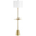 Quorum Home Cyan - 10950 - One Light Table Lamp - Brass