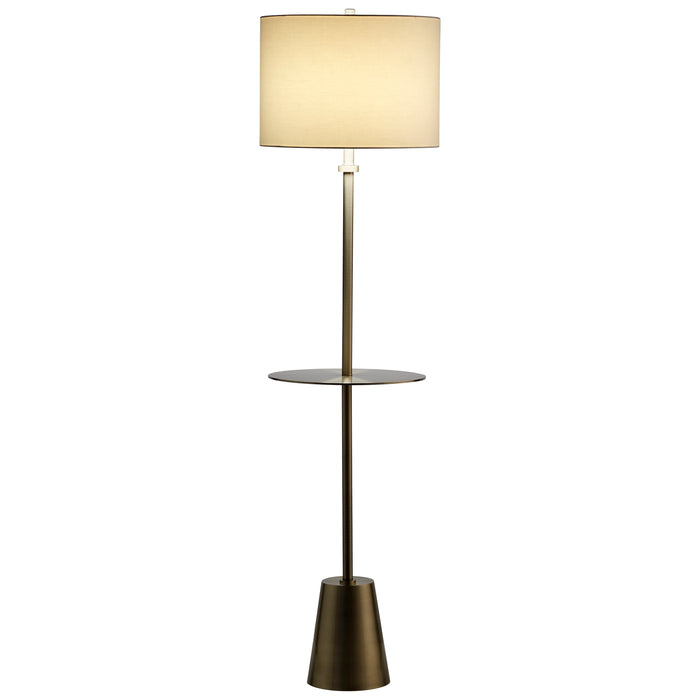 Quorum Home Cyan - 10950 - One Light Table Lamp - Brass