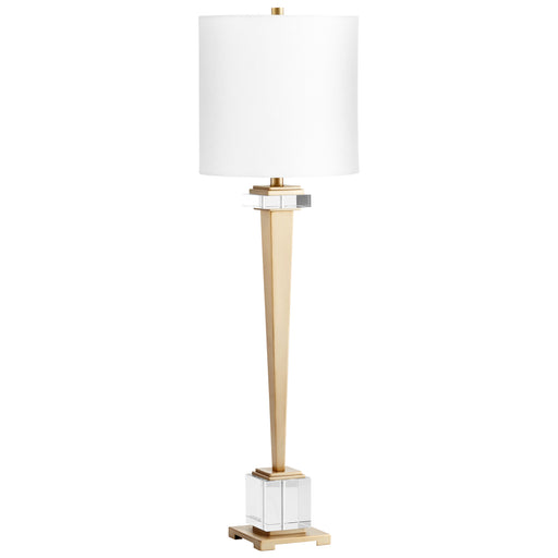 Quorum Home Cyan - 10956 - One Light Table Lamp - Brass