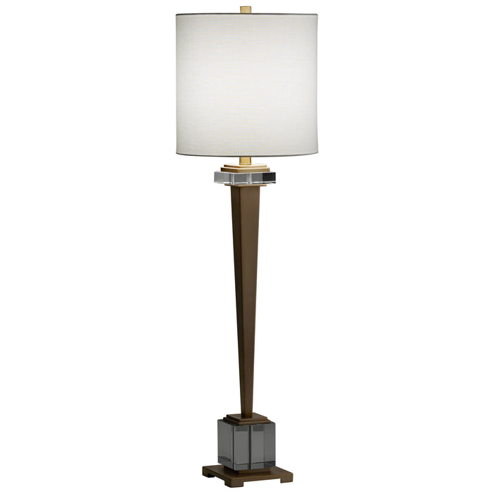 Quorum Home Cyan - 10956 - One Light Table Lamp - Brass