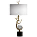 Quorum Home Cyan - 10982 - One Light Table Lamp - Gold Leaf