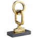 Quorum Home Cyan - 11014 - Sculpture - Gold And Black