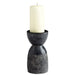 Quorum Home Cyan - 11016 - Candleholder - Black