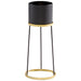 Quorum Home Cyan - 11039 - Stand - Gold And Black