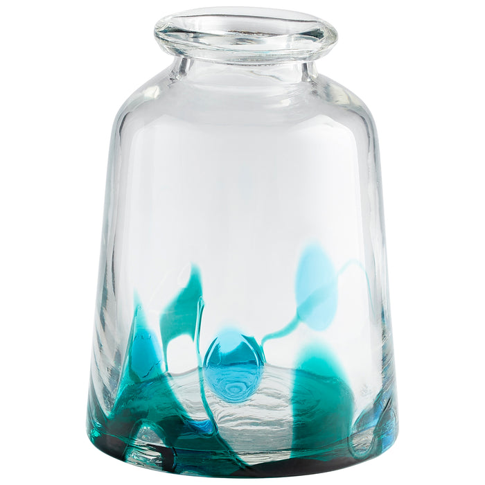 Quorum Home Cyan - 11070 - Vase - Blue/Clear