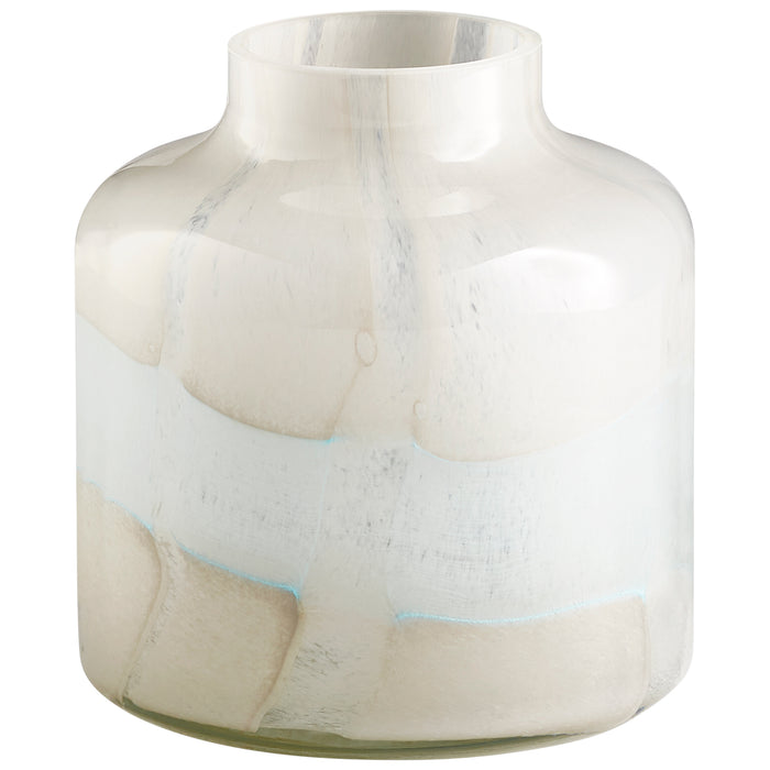 Quorum Home Cyan - 11077 - Vase - Tan And Aqua