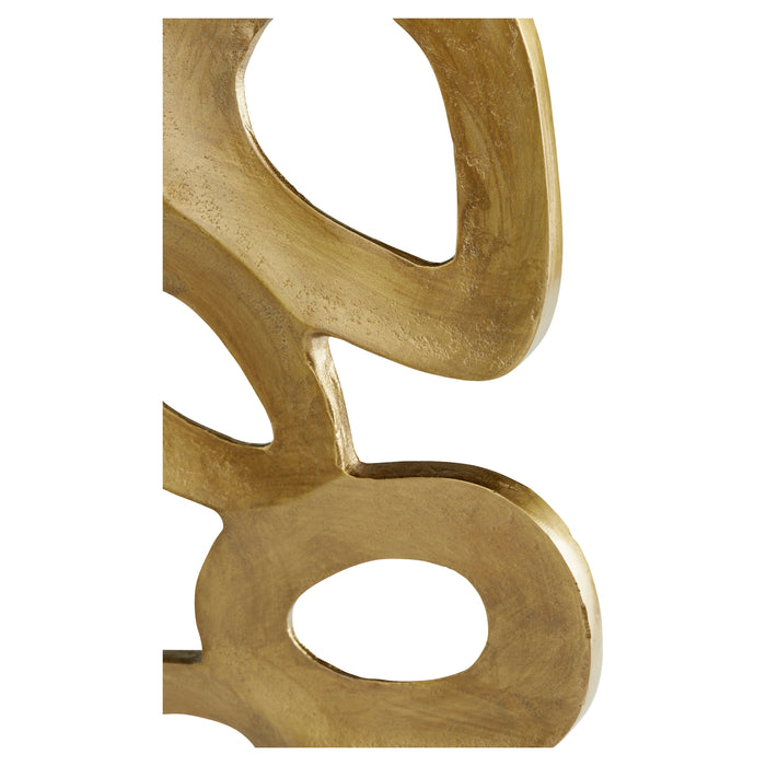 Quorum Home Cyan - 11178 - Sculpture - Gold