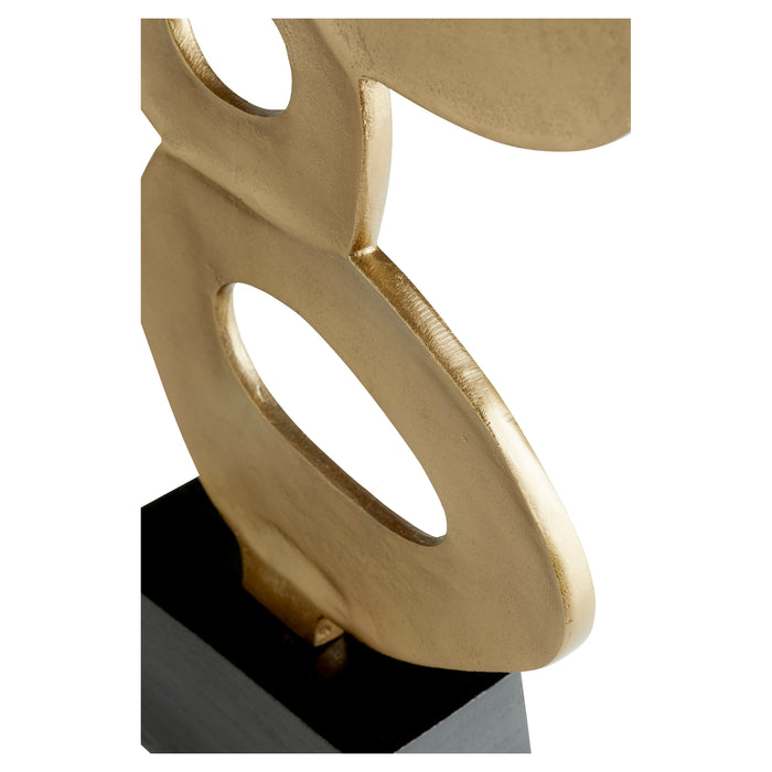 Quorum Home Cyan - 11179 - Sculpture - Gold