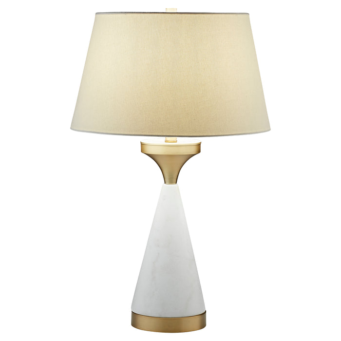 Quorum Home Cyan - 11220 - One Light Table Lamp - White