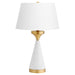 Quorum Home Cyan - 11220 - One Light Table Lamp - White