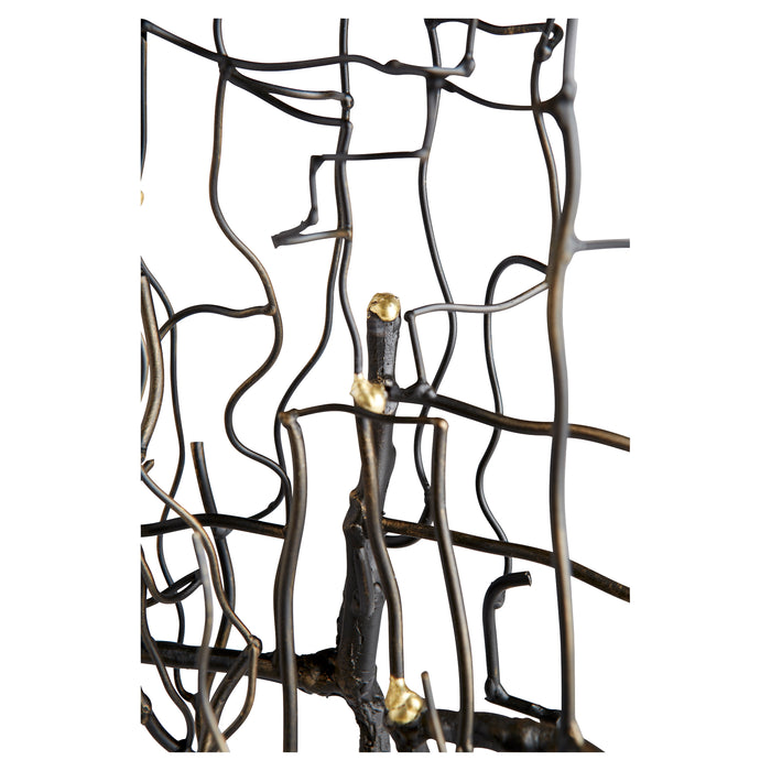 Quorum Home Cyan - 11241 - Sculpture - Gold And Black