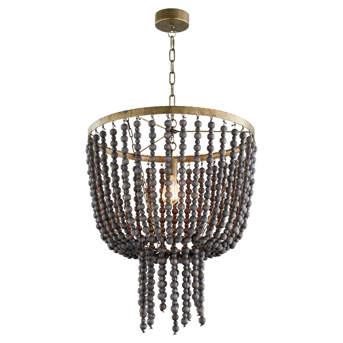 Quorum Home Cyan - 11246 - One Light Pendant - Tinted Raw Iron