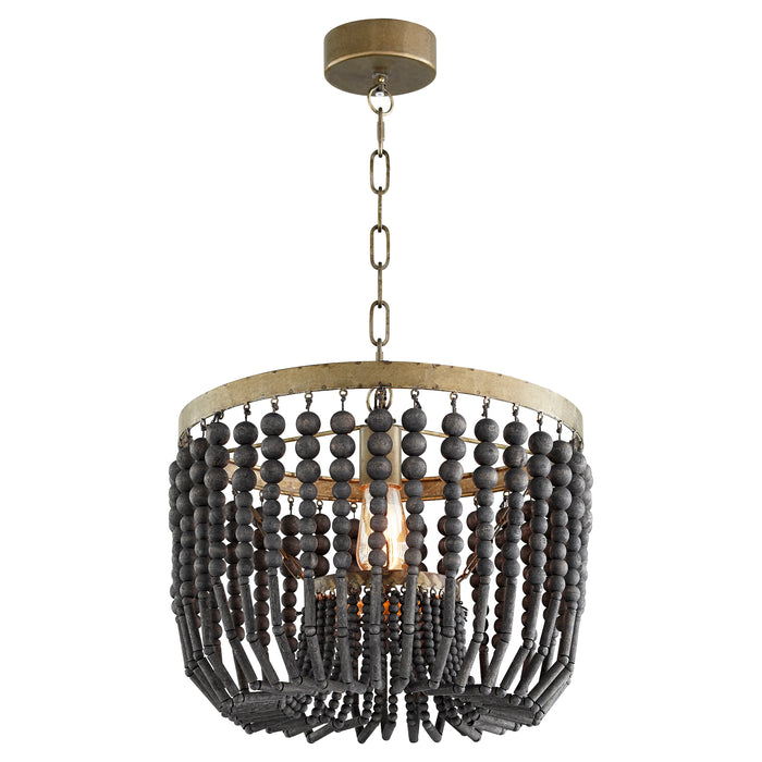 Quorum Home Cyan - 11247 - One Light Pendant - Tinted Raw Iron