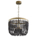 Quorum Home Cyan - 11247 - One Light Pendant - Tinted Raw Iron