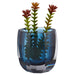 Quorum Home Cyan - 11254 - Vase - Blue/Clear