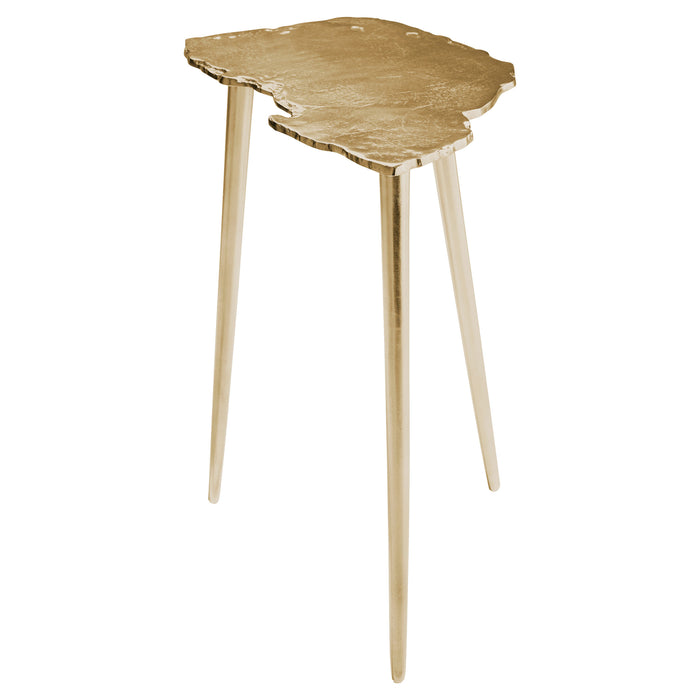 Quorum Home Cyan - 11298 - Side Table - Aged Gold