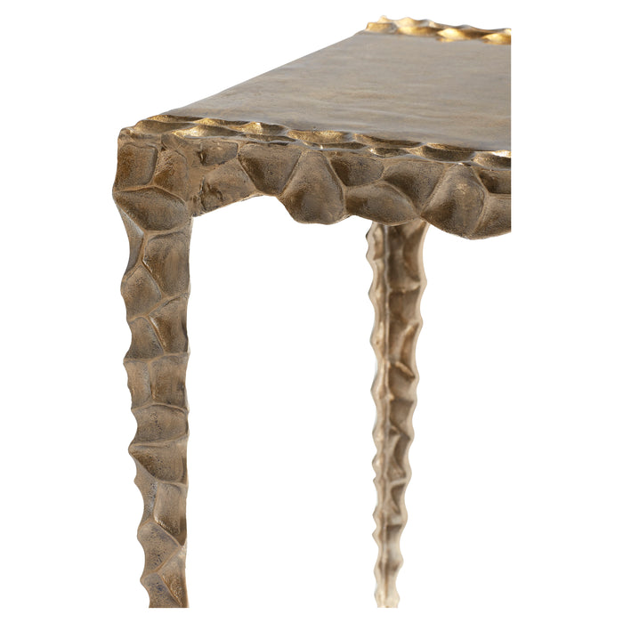 Quorum Home Cyan - 11328 - Side Table - Antique Brass