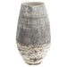 Quorum Home Cyan - 11413 - Vase - Off White And Brown