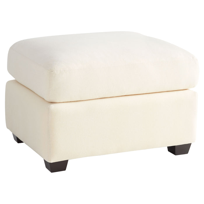 Quorum Home Cyan - 11452 - Ottoman - White - Cream