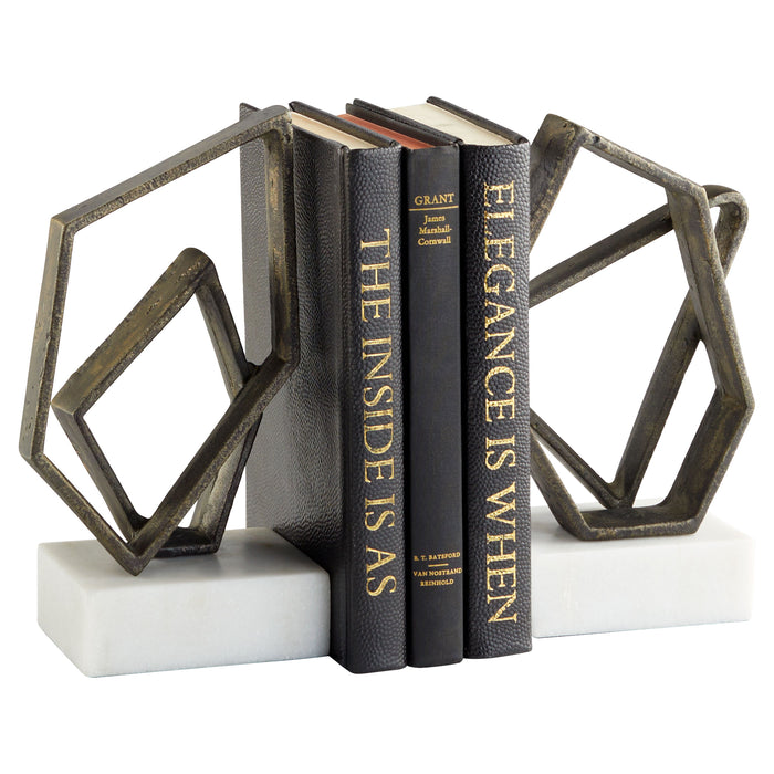 Quorum Home Cyan - 11508 - Bookends - Bronze