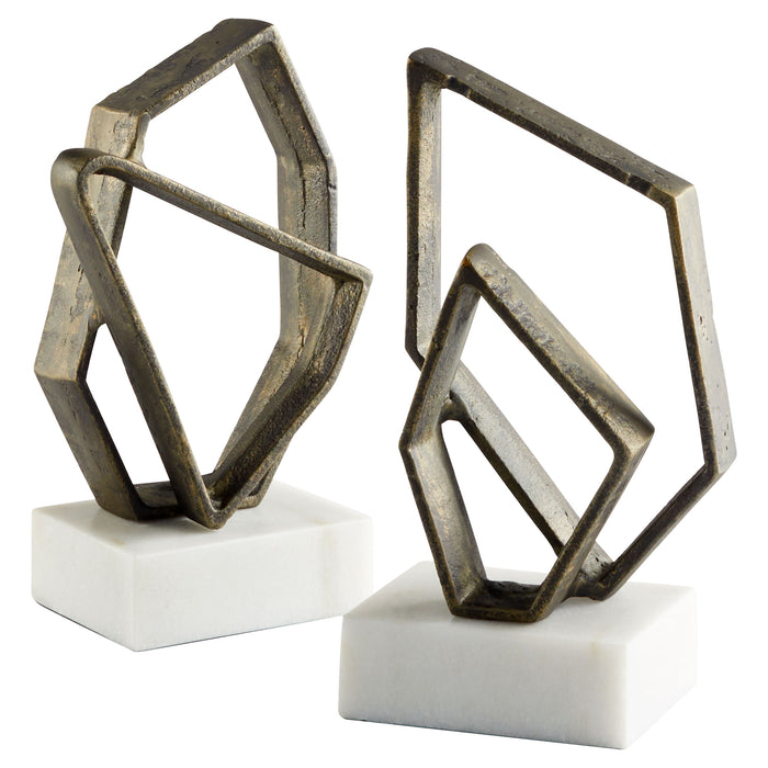 Quorum Home Cyan - 11508 - Bookends - Bronze