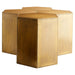 Quorum Home Cyan - 11509 - Accent Table - Brass