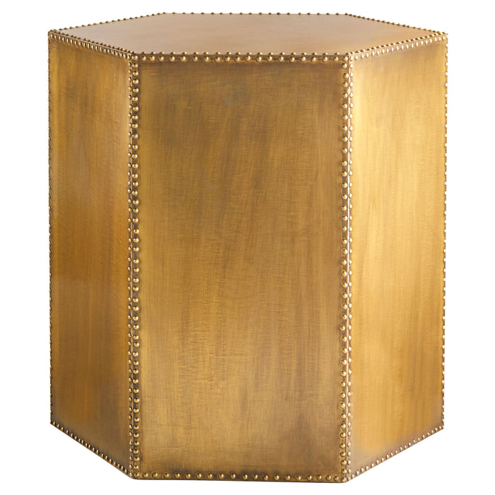 Quorum Home Cyan - 11509 - Accent Table - Brass