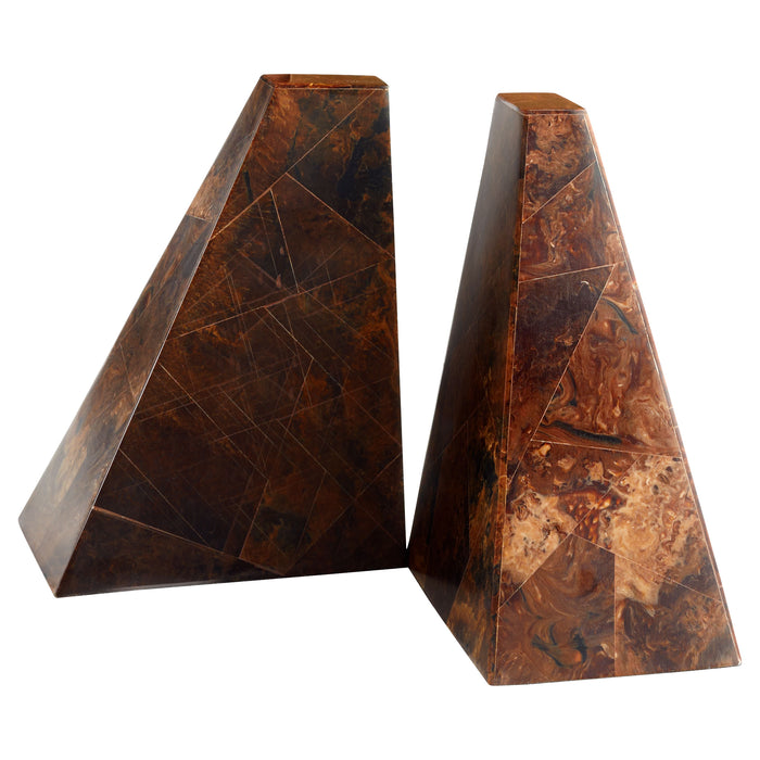 Quorum Home Cyan - 11529 - Bookends - Brown