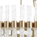 Quorum Home Cyan - 11627 - Six Light Chandelier - Aged Brass