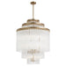 Quorum Home Cyan - 11676 - 18 Light Chandelier - Aged Brass